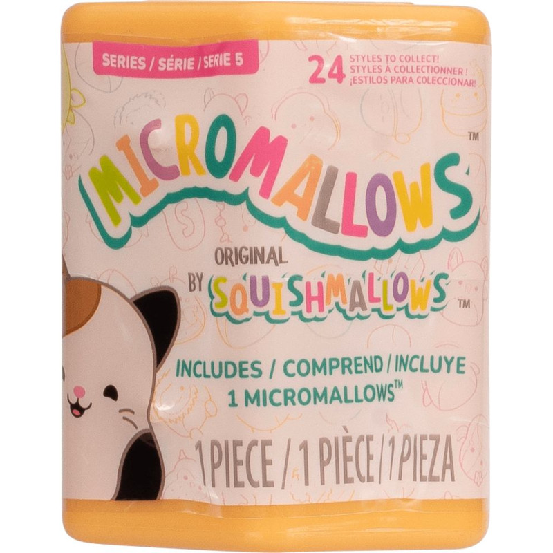 Squishmallows W5 Micromallows noslēpumainā plīša rotaļlieta