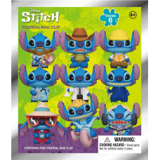 Monogram International Monogram Disney: Stitch (Blind Bag/Random) 3D Foam Bag Clips Figures