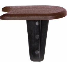 GARDEN PALISADE EDGE FLAT CUBE 3.8M BROWN