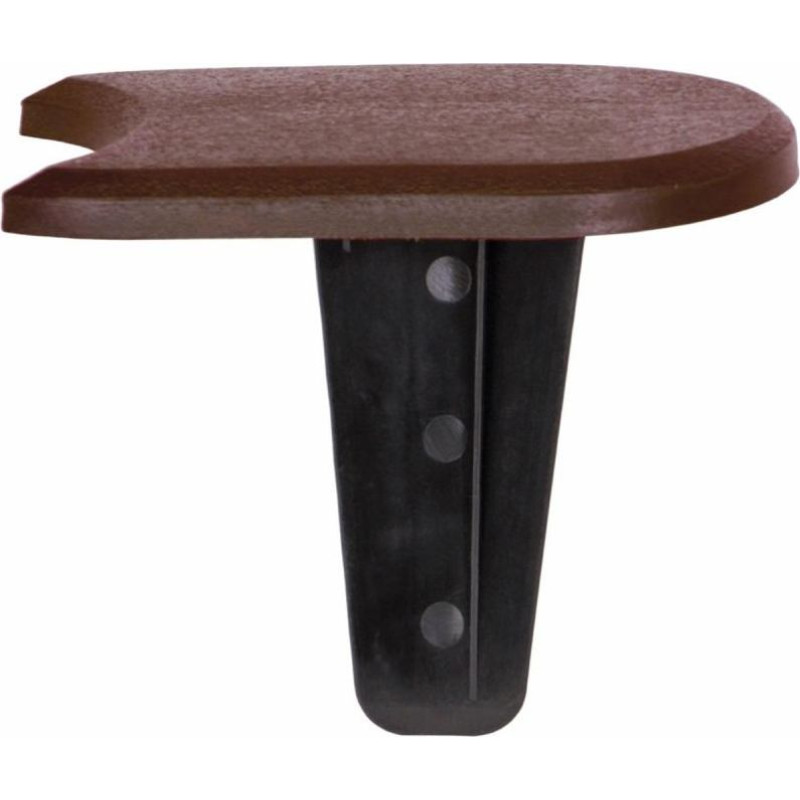 GARDEN PALISADE EDGE FLAT CUBE 3.8M BROWN