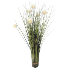 Artificial grass, life-like, with white balls, 70 cm