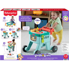 Mattel Fisher-Price: Educational Series Play and Learn 6-36 Months - Shopping Cart Walker 4-in-1 (JLM95)