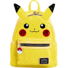Loungefly Pokemon: World 1-1 Games Sequin Pikachu Cosplay Mini Backpack (PMBK0218)
