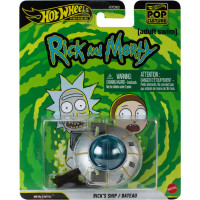 Mattel Hot Wheels Premium Cars: Pop Culture Rick and Morty – Rick's Ship Vehicle (JHW95)