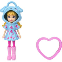 Mattel Polly Pocket: Tiny Worlds - Cherry Blue Dress Doll (JKC59)