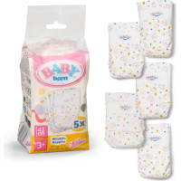 Zapf Creation : Baby Born Printed Diapers 5pcs (838358)