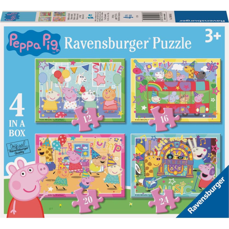 Ravensburger : Peppa Pig - Puzzle (4in1) (12004016)