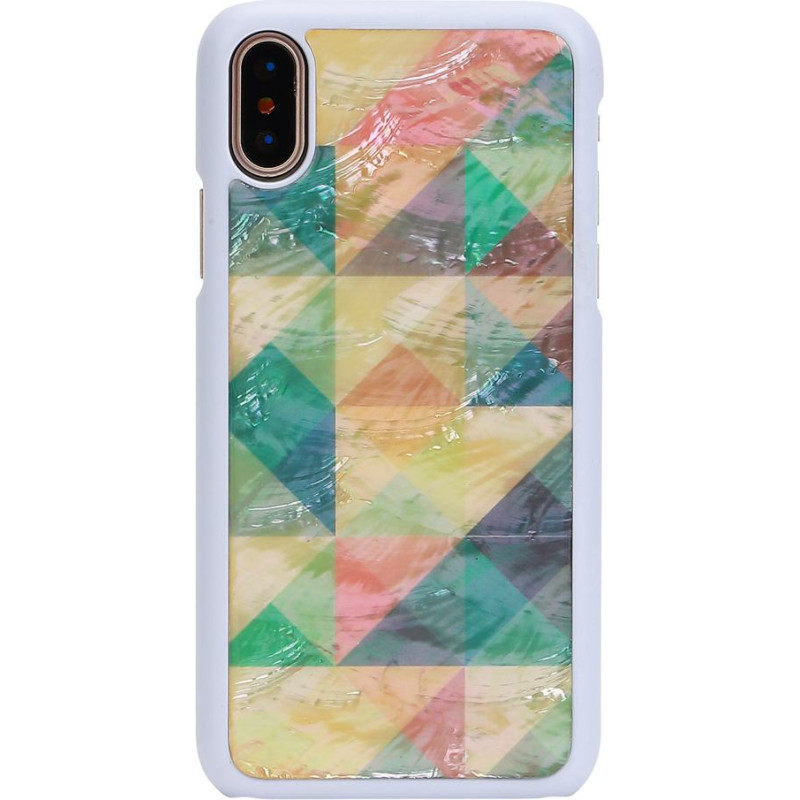 Ikins SmartPhone case iPhone XS/S mosaic white