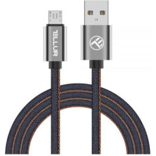 Tellur Data cable, USB to Micro USB, 1m denim