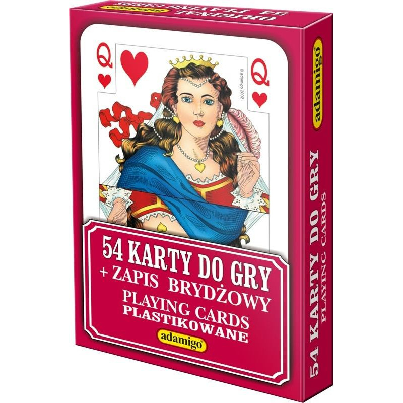 Adamigo Karty standard 54 listki
