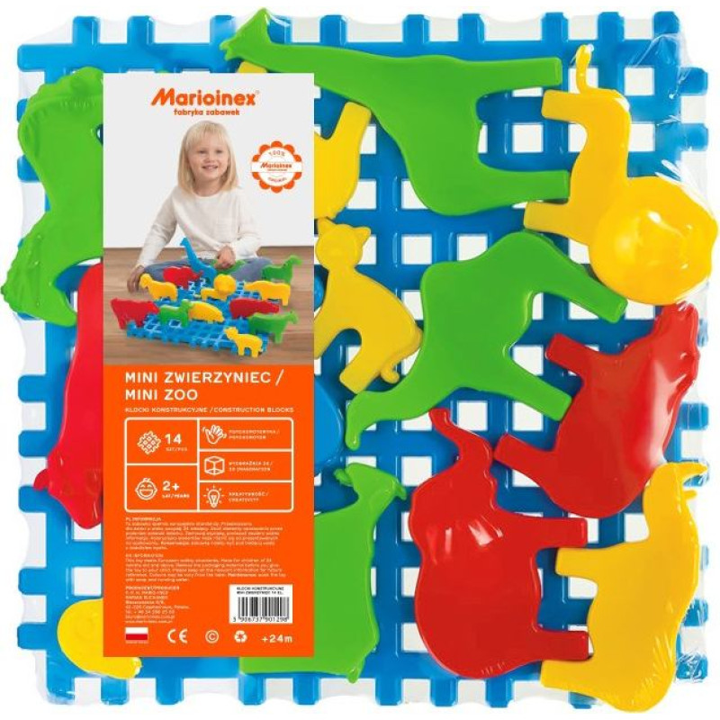 Marioinex Klocki konstrukcyjne mini zoo
