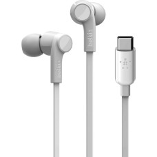 Belkin Słuchawki rockstar usb-c białe