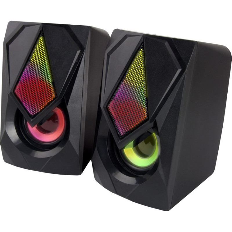 Esperanza Głośnik 2.0 usb led rainbow boogie