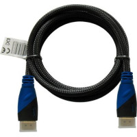 Savio Kabel hdmi (m) 2m, oplot nylonowy, złote końcówki, v1.4 high speed, ethernet/3d, cl-48