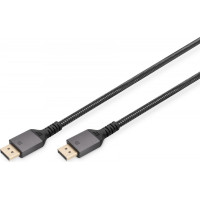 Digitus Kabel połączeniowy premium displayport 8k60hz uhd dp/dp m/m 2m czarny