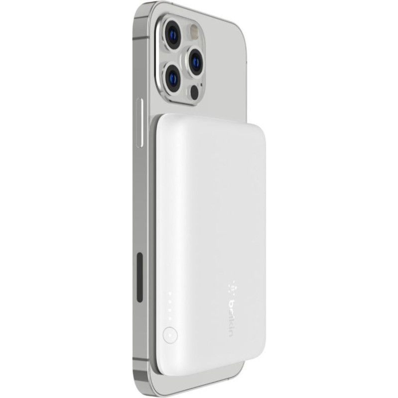 Belkin Powerbank bezprzewodowy belkin boostcharge magnetic wireless power bank 2.5k magsafe compatible 2500mah white