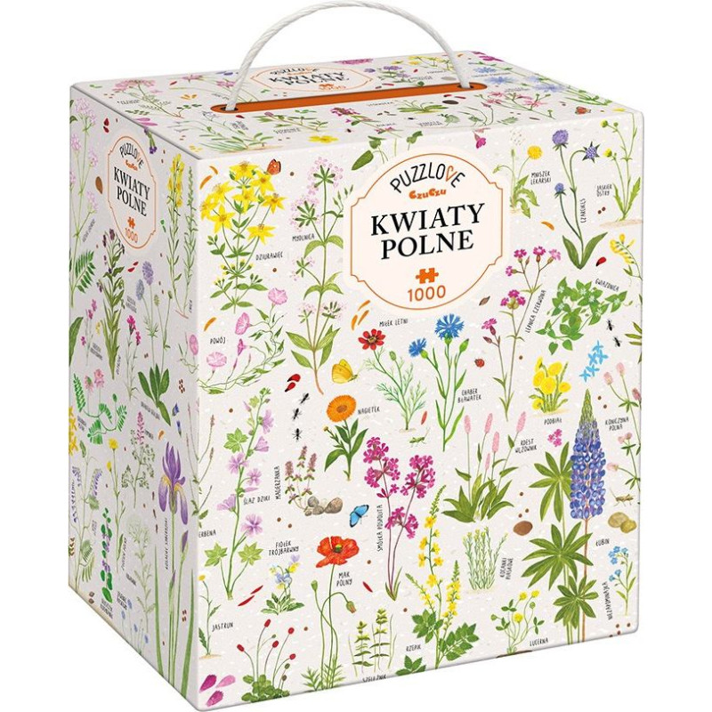 Czuczu Puzzle 1000 elementów puzzlove kwiaty polne