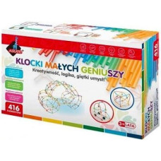 Askato Klocki małych geniuszy - słomki midi 416 elementów