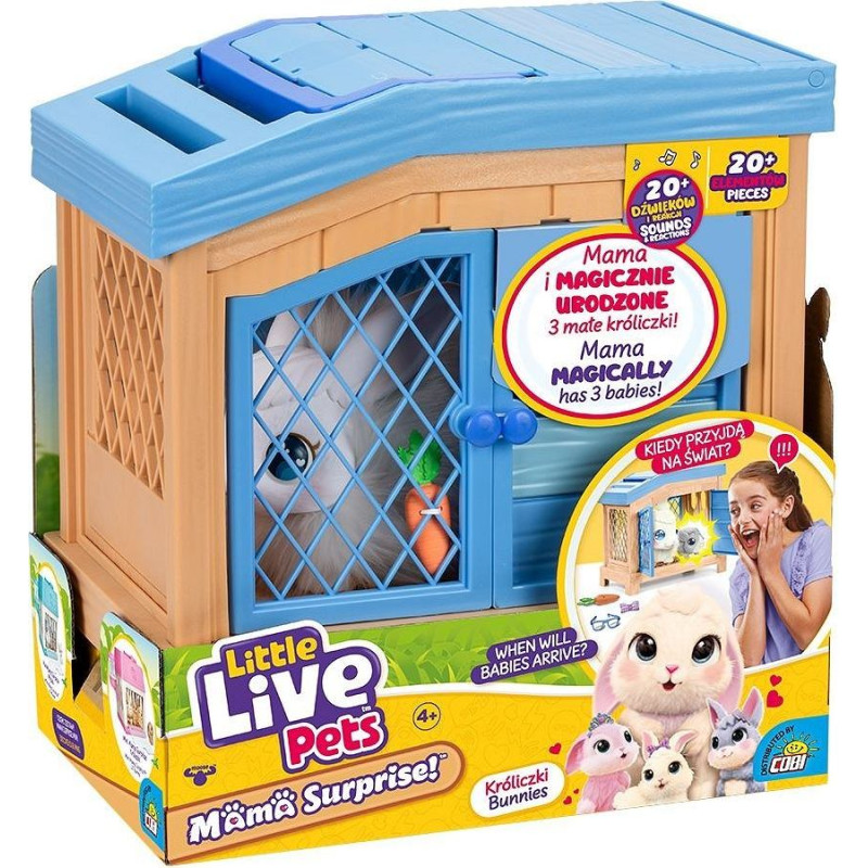 Cobi Zestaw little live pets mama surprise króliki
