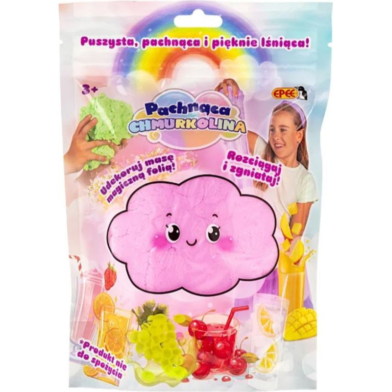 Epee Masa plastyczna chmurkolina z magiczną folią shake truskawkowy