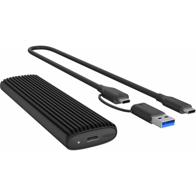 Icybox Obudowa ib-1808mct-cu31 m.2 nvme/sata m.2 ssd, usb 3.1 ( gen 2 )m-key