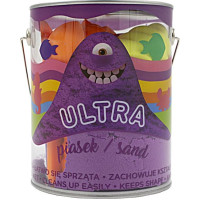 Epee Piasek ultrapiasek puszka 900g 4 duże foremki 2 narzędzia fioletowy morskie życie