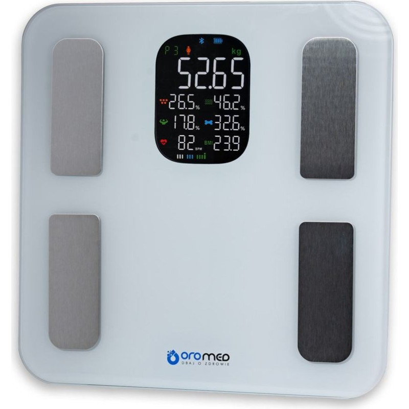 Oromed Waga łazienkowa oro bluetooth smart white oromed