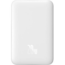 Baseus Powerbank baseus magnetic mini air wireless 10000mah 20w+kabel usb c-usb c (biały)