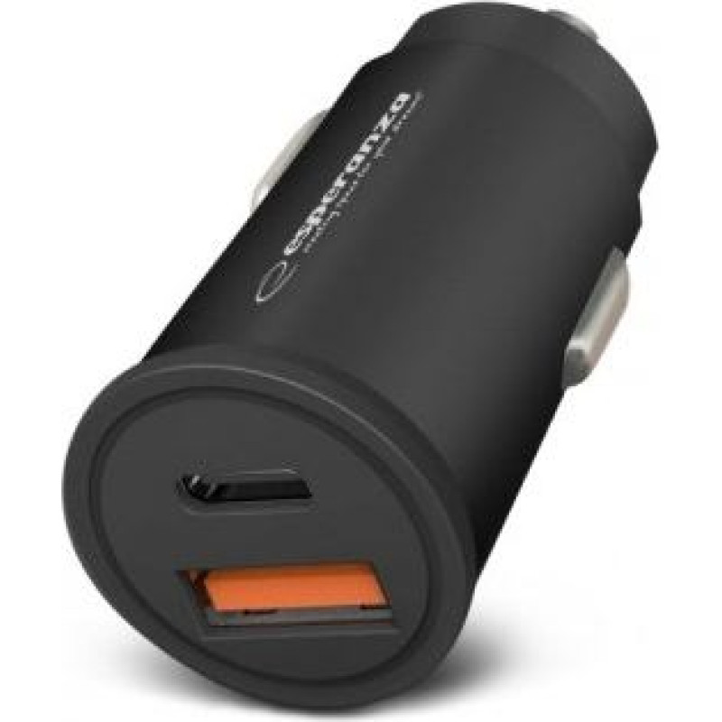 Esperanza ładowarka samochodowa 20w usb-c pd 20w / usb-a qc 3.0 18w ezc111k