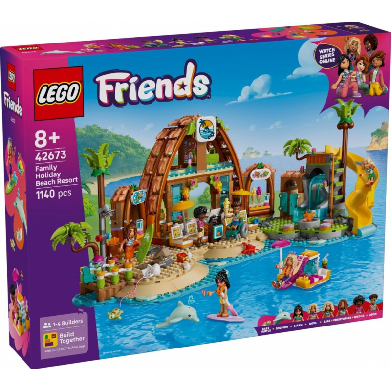 Lego ® Friends: Family Vacation Beach Resort (42673)