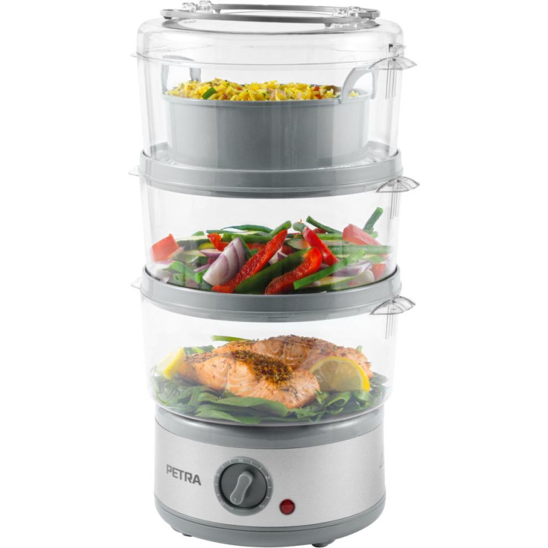 Petra PT2726ZV2HEVDE 3 Tier Steamer