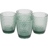 Cambridge CM07654GEU7 Fete Diamond 4pcs tumbler set green