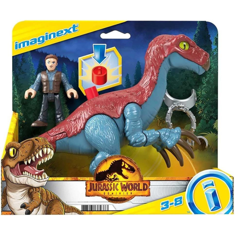 Mattel Fisher-Price Imaginext Jurassic World Dominion: Therizinosaurus (GVV63)