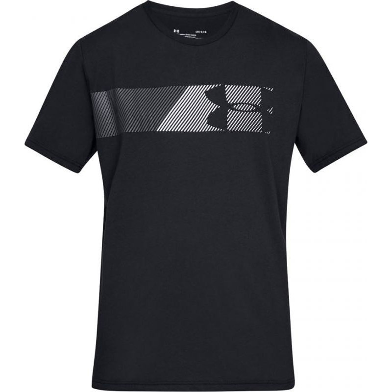 Under Armour T-shirt Under Armor fast left chest black M 1329584 001 (S)