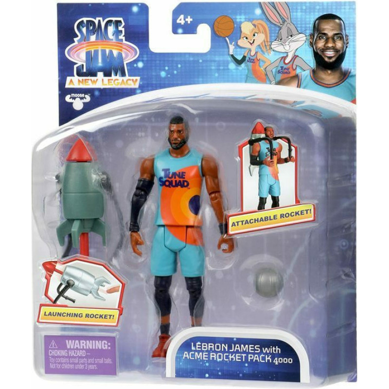 Giochi Preziosi Space Jam: A New Legacy - Lebron James with Acme Rocket Pack 4000 (14555)