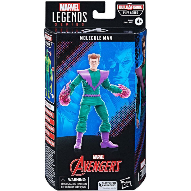 Hasbro Fans - Marvel Legends: Molecule Man Action Figure (15cm) (Build-A-Figure Puff Adder) (F6612)