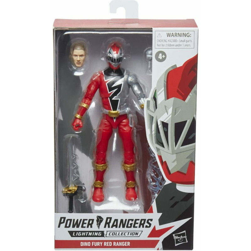 Hasbro Fans - Power Rangers: Lightning Collection - Dino Fury Red Ranger Action Figure (Excl.) (F4503)