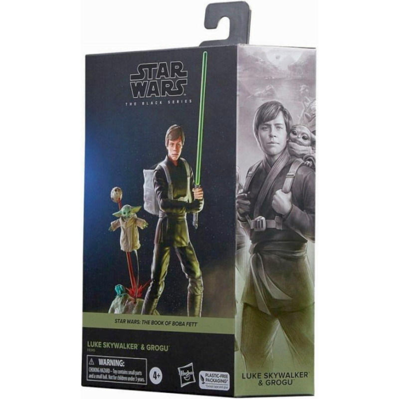 Hasbro Fans Disney Star Wars The Black Series: The Book of Boba Fett - Luke Skywalker  Grogu Action Figure (15cm) (Excl.) (F7008)