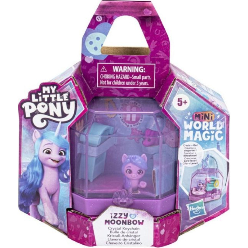 Hasbro My Little Pony: Mini World Magic - Izzy Moonbow Crystal Keychain (F5244)