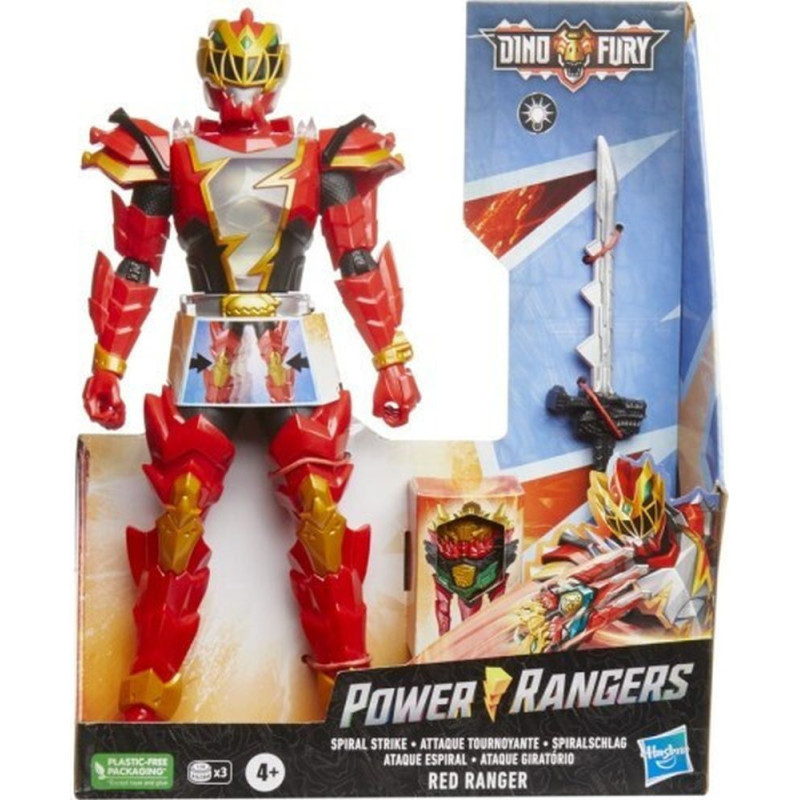 Hasbro Power Rangers: Dino Fury - Red Ranger Spiral Strike (F5718)