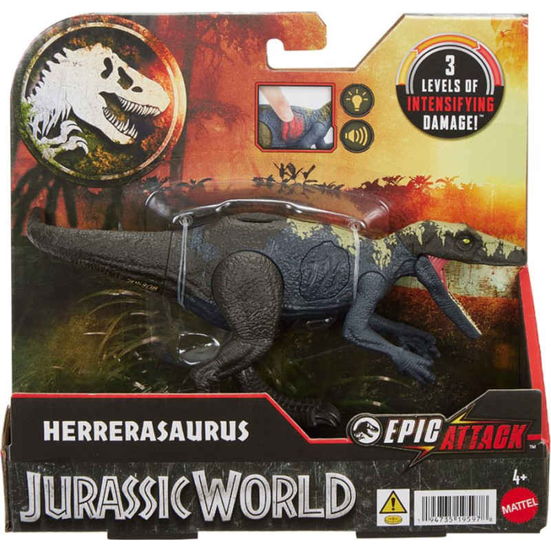 Mattel Jurassic World: Epic Attack - Herrerasaurus (HTP66)