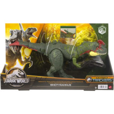 Mattel Jurassic World: Gigantic Dino Trackers - Sinotyrannus Large Dinosaur Figure (HLP25)