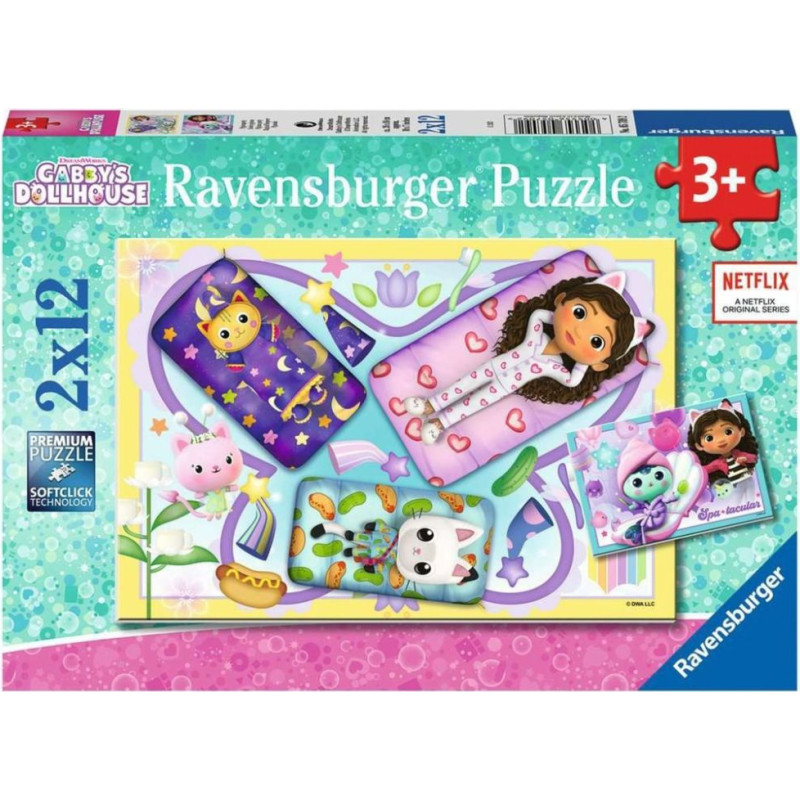 Ravensburger Puzzle: Gabbys Dollhouse (2x12pcs) (5709)