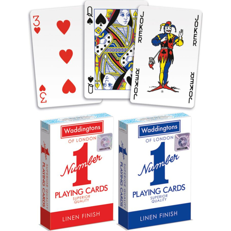 Winning Moves : Waddingtons No.1 - Classic Playing Cards (007146)