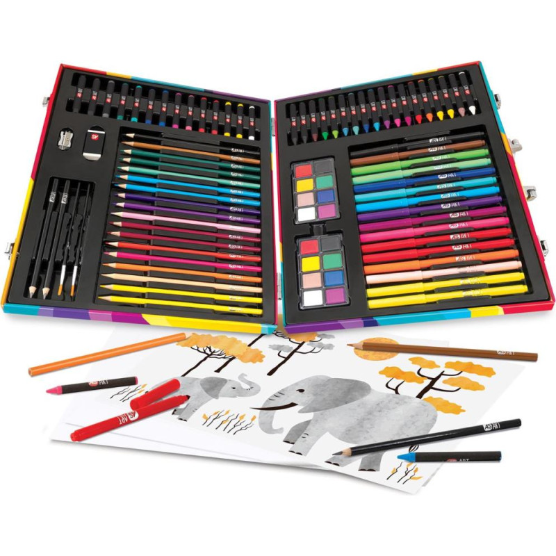 As Company AS Happihobbi: Art Case Deluxe - Rainbow 100 Accessories (Εn) (1038-82057)