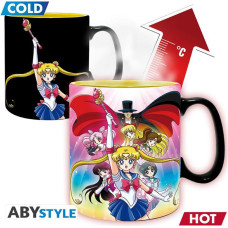 Abysse : Sailor Moon - Sailor Moon Group Heat Change Mug (460ml) (ABYMUGA560)