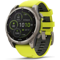 Garmin Zegarek sportowy garmin fenix 8 solar sapphire amoled 47mm tytanowy
