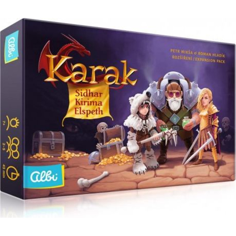 Albi Gra mini dodatek do gry karak: sidhar, kirima & elspeth