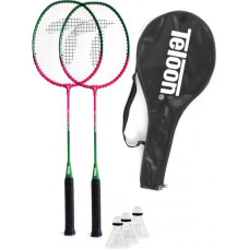 SMJ Badminton Set /2 Rackets + 3 Shuttlecocks/ TL020