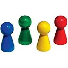 Betzold - 1870 Giant Wooden Cone Set Blue (20-Piece) - Toy - rotaļlieta